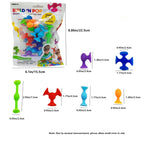Pop & Stick Suction Builders in 11 pieces