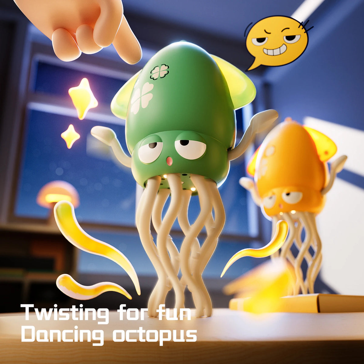 Wiggly Dancing Octopus
