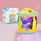 Ocean Glow Music Drum in Berry Purple