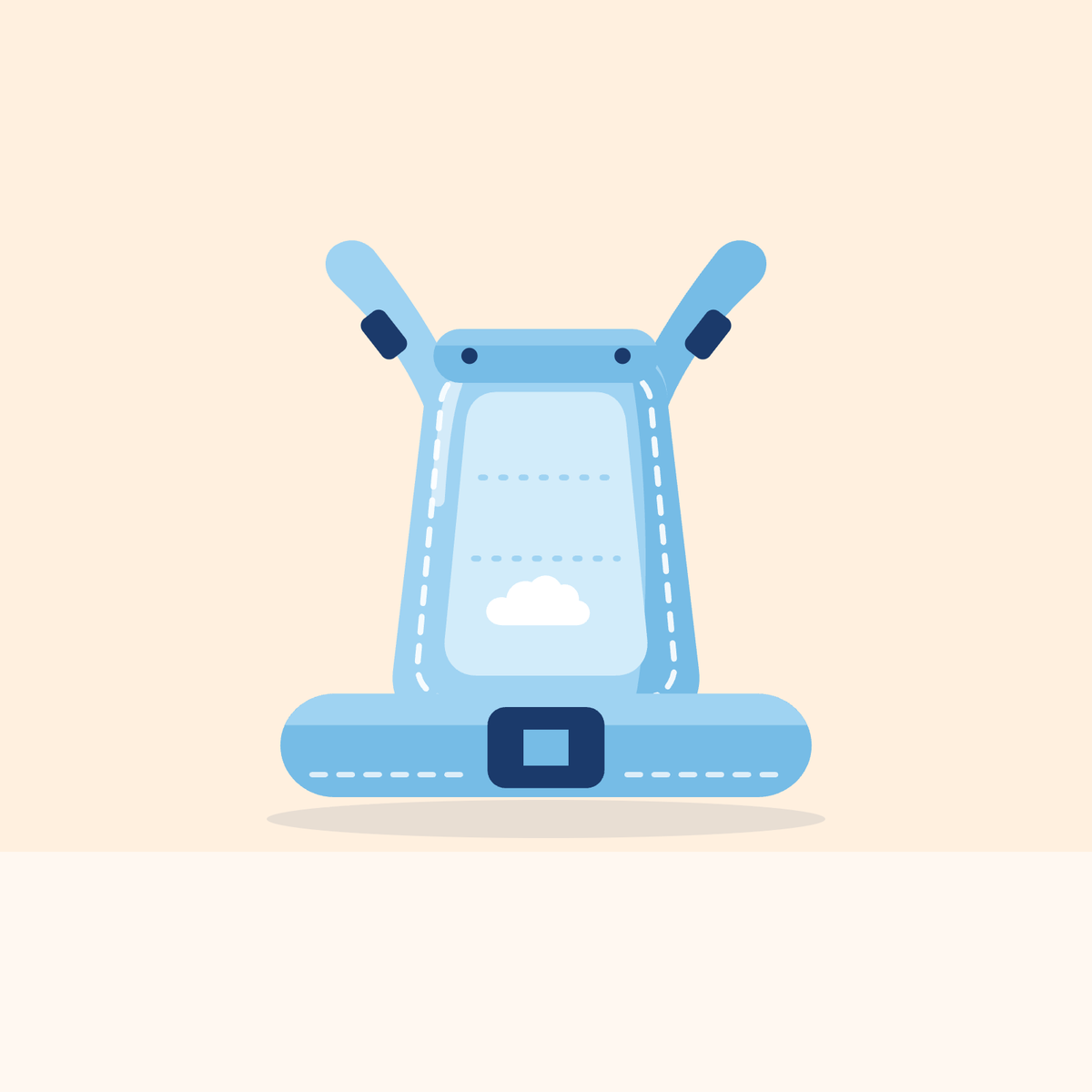 Cloud Hug Baby Carrier in Sky