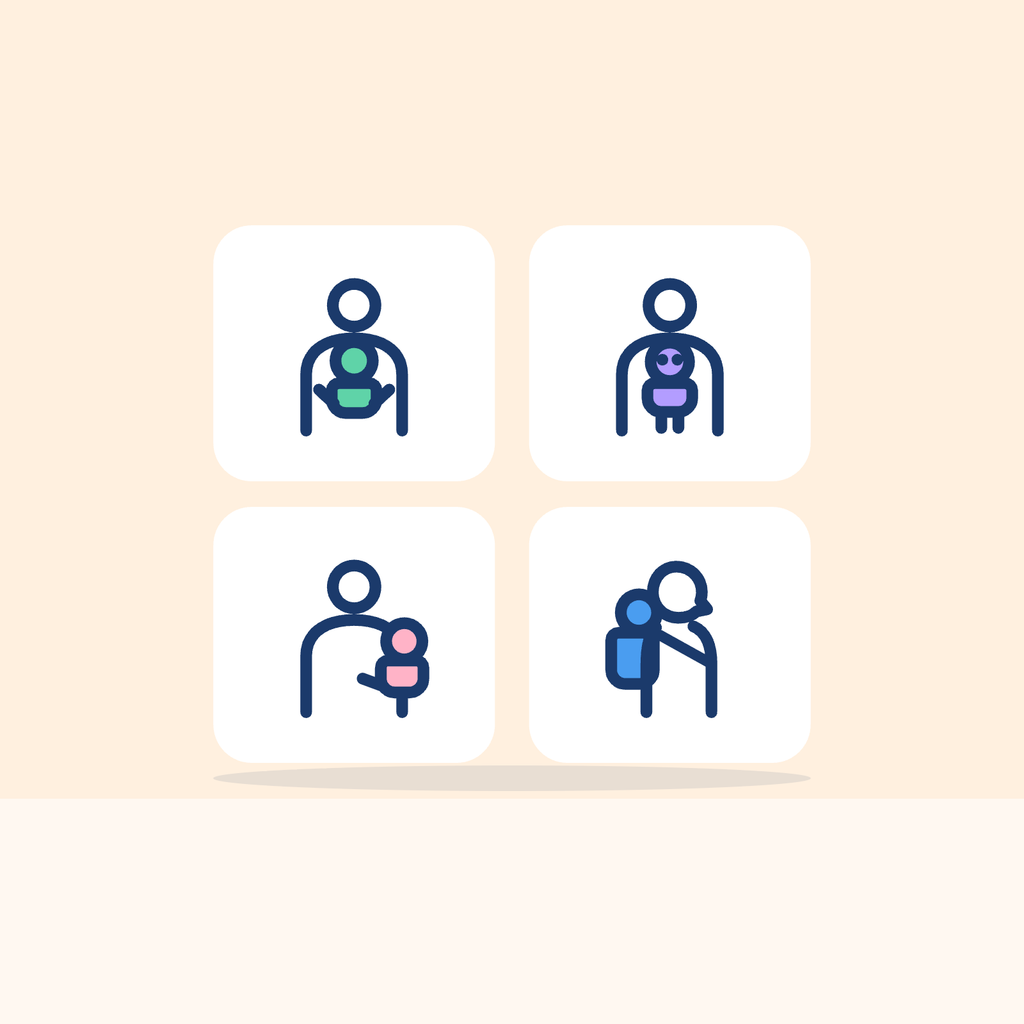 Four ways to carry with the Cloud Hug