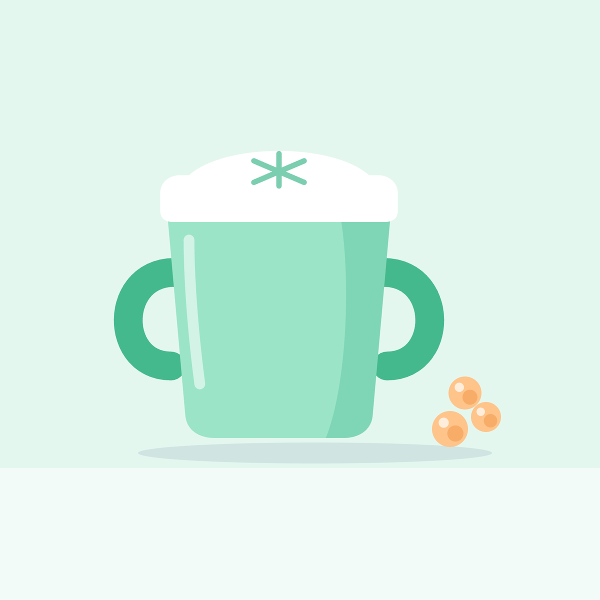 Go-Go Snack Cup in Mint