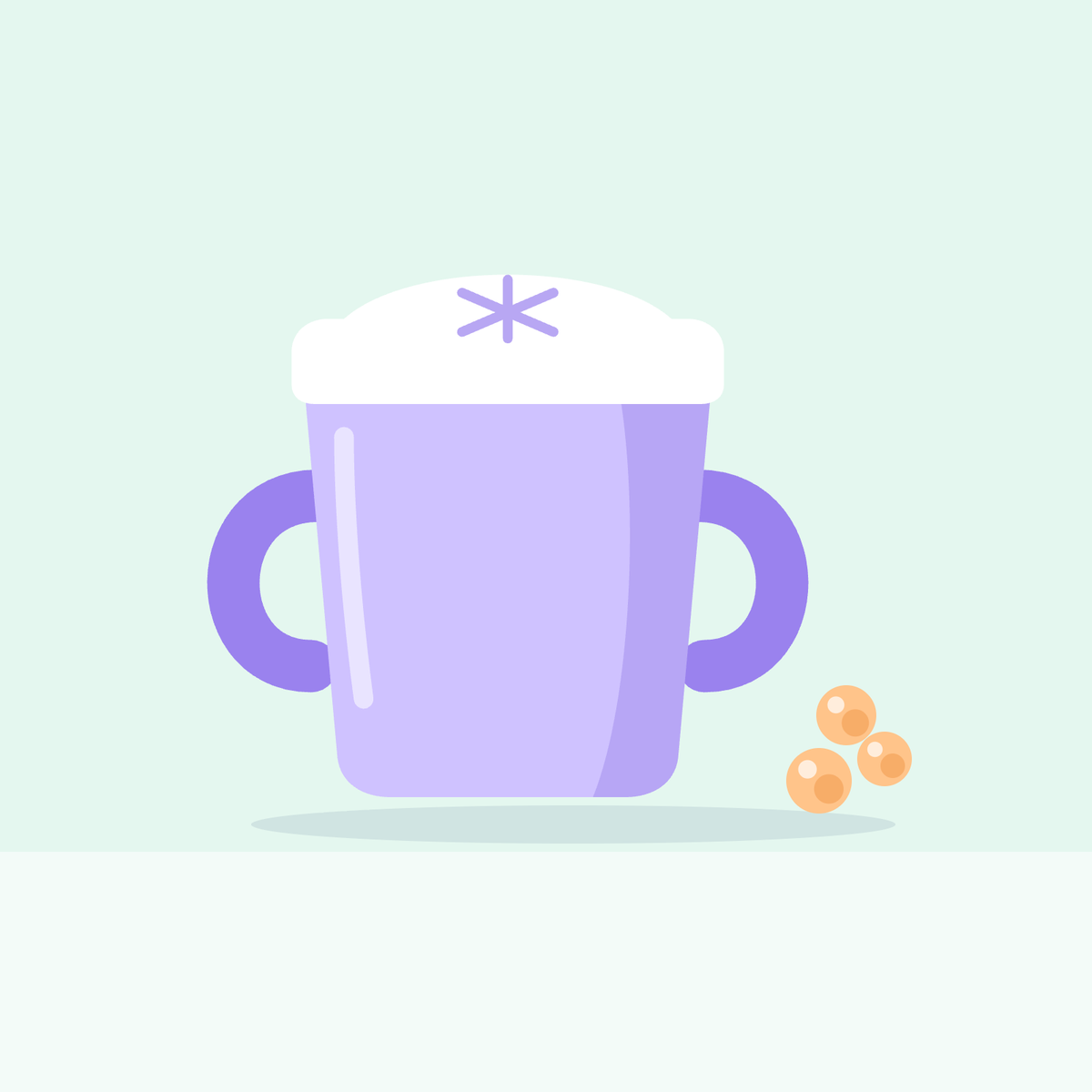 Go-Go Snack Cup in Lavender